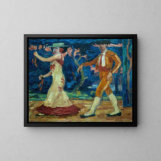 Spaanse dans - Gösta von Hennigs — ingelijst kunstwerk aan de muur