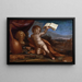 L'Amour vertueux - Guercino — ingelijst kunstwerk aan de muur