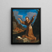 Sint Franciscus ontvangt de stigmas - Guercino — ingelijst kunstwerk aan de muur