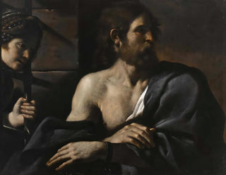 Guercino - Saint John The Baptist In Prison Visited By Salome.webp