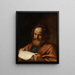Sint Lucas - Guercino — ingelijst kunstwerk aan de muur