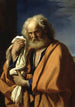 Saint Pierre pénitent - Guercino — weergave van het kunstwerk
