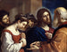 De overspelige vrouw - Guercino — weergave van het kunstwerk