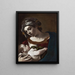van het Madonna en Kind - Guercino — ingelijst kunstwerk aan de muur