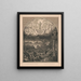 Het Oordeel - Gugler Litho & Co.. — ingelijst kunstwerk aan de muur