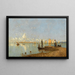 Lagoon Painting - Guglielmo Ciardi — framed artwork on a wall