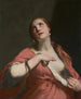 De dood van Cleopatra - Guido Cagnacci — weergave van het kunstwerk