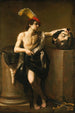 David met het hoofd van Goliath - Guido Reni — weergave van het kunstwerk