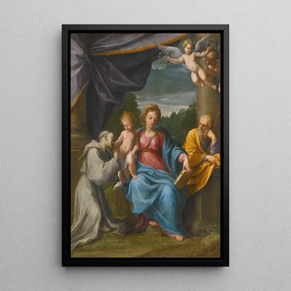 Guido Reni - Holy Family With Saint Francis.webp