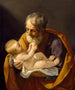 Sint-Jozef en het Kind Jezus - Guido Reni — weergave van het kunstwerk