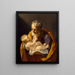 Sint-Jozef en het Kind Jezus - Guido Reni — ingelijst kunstwerk aan de muur
