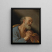 De Sint-Pieter boeteling - Guido Reni — ingelijst kunstwerk aan de muur