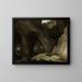 Grotte met muilezels - Guillam Dubois — ingelijst kunstwerk aan de muur