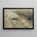scène van de oorlog van 1870 dode soldaat op een slagveld - Guillaume Regamey — ingelijst kunstwerk aan de muur