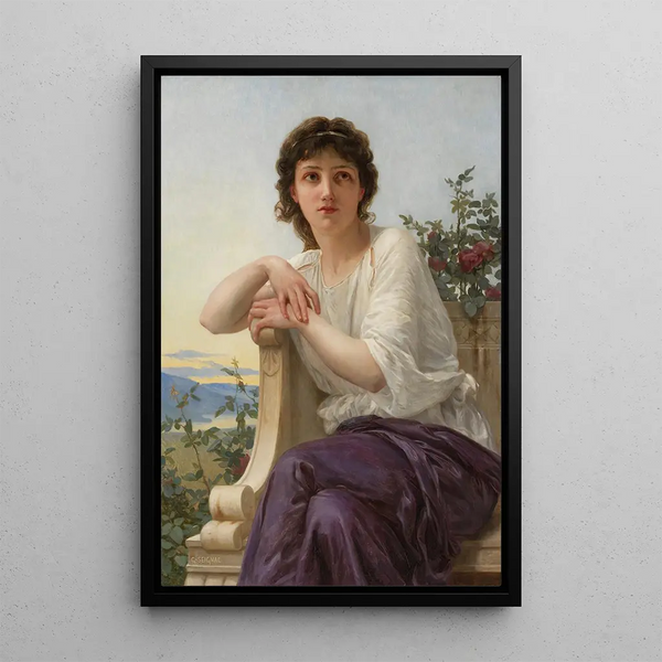 Contemplation - Guillaume Seignac — framed artwork on a wall