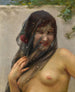 Odalisque - Guillaume Seignac — weergave van het kunstwerk