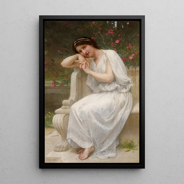 Polymnie Painting - Guillaume Seignac — framed artwork on a wall