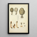 Natural History of Mushrooms Pl71 - Guillaume Sicard — framed artwork on a wall