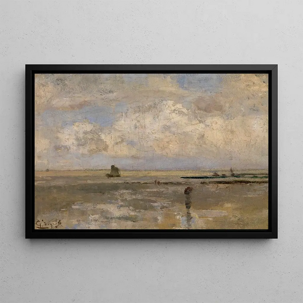 Beach - Guillaume Vogels — framed artwork on a wall