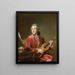 Man met viool - Guillaume Voiriot — ingelijst kunstwerk aan de muur