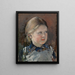 Studie van het hoofd van een meisje voor de familieportret van baron Magnus von Born - Gunnar Berndtson — ingelijst kunstwerk aan de muur