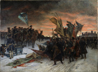 Narva - Gustaf Cederström — weergave van het kunstwerk