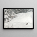 Neige - Gustaf Fjaestad — ingelijst kunstwerk aan de muur