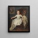 Hilda Amalia Brusewitz née in 1853 - Gustaf Henrik Brusewitz — ingelijst kunstwerk aan de muur