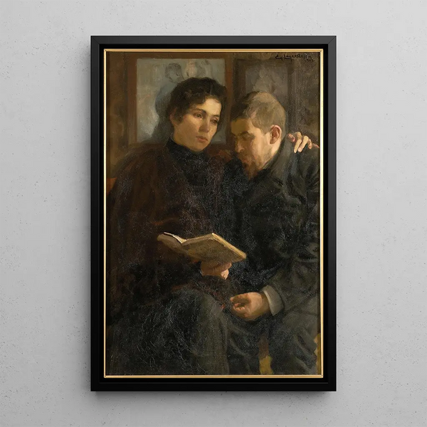 Un poème - Gustaf Lagerström — ingelijst kunstwerk aan de muur