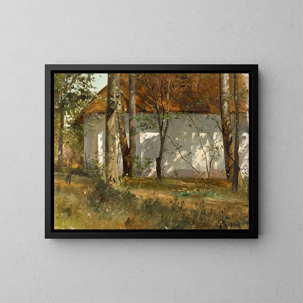a barn in Kronetorp, Skåne - Gustaf Rydberg — framed artwork on a wall