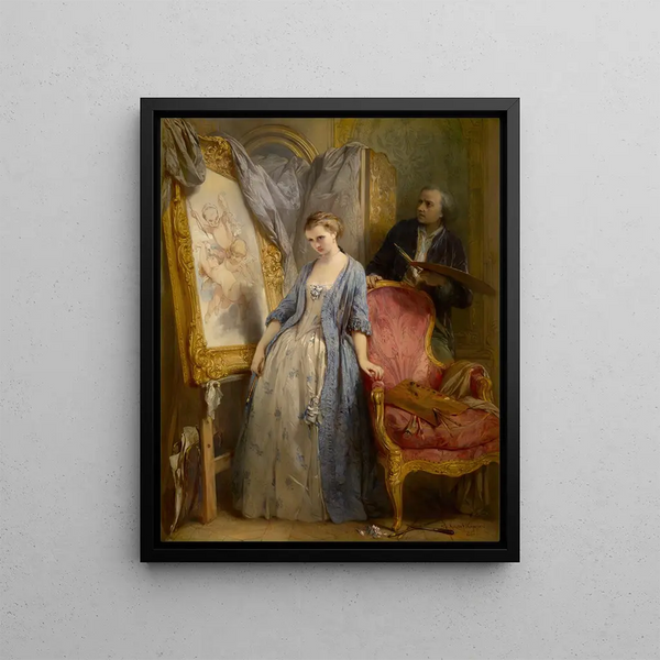 Gustaf Wappers - Young Artist Daydreaming.webp