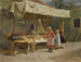 op de gemberkoekstand - Gustav August Hessl — weergave van het kunstwerk