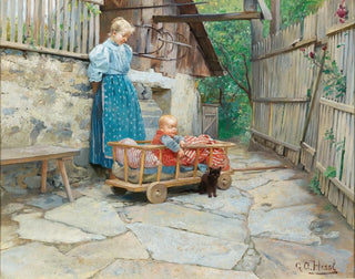 Gustav August Hessl - Excursion in the Handcart.webp