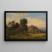 Kasteel Hollenegg - Gustav Barbarini — ingelijst kunstwerk aan de muur