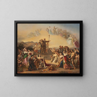 Gustav Dittenberger von Dittenberg - Der heilige Severin segnet das Land sterreich.webp