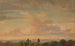Landscape Study Painting at Twilight - Gustav Friedrich Papperitz — artwork view