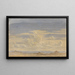 Study of Clouds - Gustav Friedrich Papperitz — framed artwork on a wall