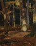 in het loofbos - Gustav Kampmann — weergave van het kunstwerk