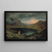 Lac dans les monts des Géants - Gustav Karl Ludwig Richter — ingelijst kunstwerk aan de muur