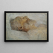 Oudeman op zijn sterfbed - Gustav Klimt — ingelijst kunstwerk aan de muur