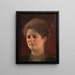 Portret van een onbekende vrouw Mme Heymann - Gustav Klimt — ingelijst kunstwerk aan de muur