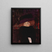 Dame met hoed en veren boa - Gustav Klimt — ingelijst kunstwerk aan de muur