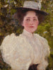 Meisje in groen - Gustav Klimt — weergave van het kunstwerk