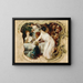Studie voor het gemeentetheater van Karlsbad - Gustav Klimt — ingelijst kunstwerk aan de muur