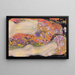 Serpents d'eau II - Gustav Klimt — ingelijst kunstwerk aan de muur