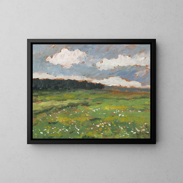 Study of a Landscape - Gustav Macoun — framed artwork on a wall