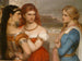 De drie dochters van koning Lear - Gustav Pope — weergave van het kunstwerk