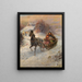 Bonne promenade en traîneau - Gustav Prucha — ingelijst kunstwerk aan de muur