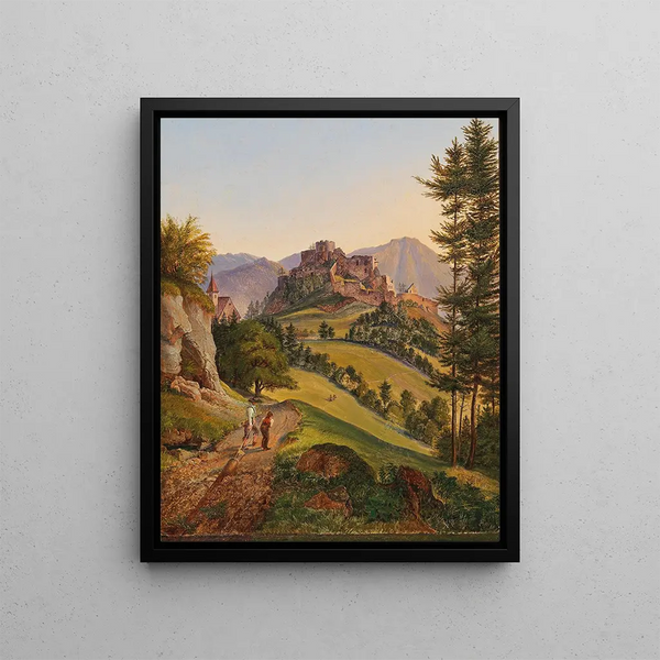 Gustav Reinhold - Die Ruine der Veste Clam bey Schottwien.webp
