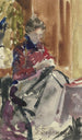 Portrait of the artist's woman - Gustav Schrägle — artwork view